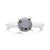My Diamonds Silver Solitaire Black Diamond Ring, 2cts min - D99283 Alternative Image