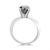 My Diamonds Silver Solitaire Black Diamond Ring, 2cts min - D99283 Alternative Image