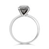 My Diamonds Silver Solitaire Black Diamond Ring, 3cts min - D99284 Alternative Image