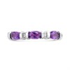 My Diamonds Silver Amethyst And Diamond Ring - D99294 Alternative Image