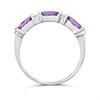 My Diamonds Silver Amethyst And Diamond Ring - D99294 Alternative Image