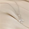 My Diamonds Silver Diamond-Set Plane Necklace - D99313 Alternative Image