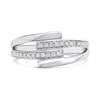 My Diamonds Silver Diamond-Set Inter-Locking Ring - D99322 Alternative Image