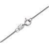 My Diamonds Silver Blue Topaz And Diamond Flower Necklace - D9970 Alternative Image