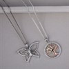 My Diamonds Silver Diamond Butterfly Necklace - D9987 Alternative Image