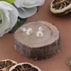 Silver Flower Stud Earrings - 7mm - F01010 Alternative Image