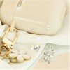 Silver Love Heart Open Stud Earrings -6mm - F01023 Alternative Image