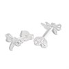 Silver Dragonfly Stud Earrings -7mm - F01025 Alternative Image