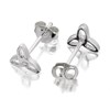 Silver Celtic Trefoil Stud Earrings - 7mm - F0118 Alternative Image