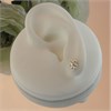 Silver Flower Stud Earrings - 7mm - F0123 Alternative Image