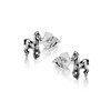 Silver Horse Stud Earrings - 8mm - F0129 Alternative Image
