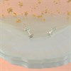 Silver Smiley Star Stud Earrings - 5mm - F0131 Alternative Image