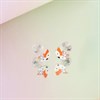 Silver Enamel Fox Stud Earrings - F0162 Alternative Image