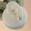 Silver Domed Stud Earrings - 5mm - F0208 Alternative Image