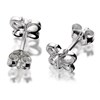 Silver Butterfly Stud Earrings - 7mm - F0261 Alternative Image
