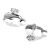 Silver Dolphin Stud Earrings - 15mm - F0271 Alternative Image