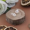 Silver Knot Stud Earrings - 9mm - F0272 Alternative Image