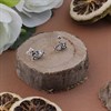 Silver Owl Stud Earrings - 10mm - F0277 Alternative Image