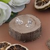 Silver Cat Stud Earrings - 12mm - F0280 Alternative Image