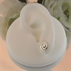 Silver Swirl Stud Earrings - 10mm - F0289 Alternative Image
