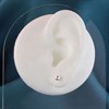 Silver Ball Stud Earrings - 3mm - F0297 Alternative Image