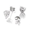 Silver Pear Shaped Cubic Zirconia Earrings - 8mm - F0314 Alternative Image