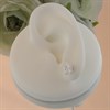Silver Star Cubic Zirconia Stud Earrings - 8mm - F0344 Alternative Image