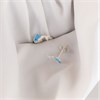 Silver Enamel Dolphin Stud Earrings - 10mm - F04022 Alternative Image