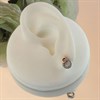 Silver Two Colour Cubic Zirconia Circle Stud Earrings - 7mm - F04108 Alternative Image