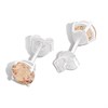 Silver Champagne Cubic Zirconia Stud Earrings - 5mm - F0417 Alternative Image