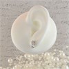 Silver Cubic Zirconia Stud Earrings - 10mm - F04180 Alternative Image