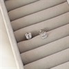 Silver Half Hoop Stud Earrings - 6mm - F04183 Alternative Image