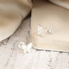 Silver Mother of Pearl Butterfly Stud Earrings - F04209 Alternative Image