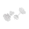 Silver CZ Flower Stud Earrings - F04219 Alternative Image