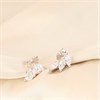 Silver Marquise CZ Trio Stud Earrings - F04232 Alternative Image