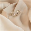 Silver AB Stud Earrings - F04242 Alternative Image