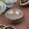 Silver Cubic Zirconia Cushion Cluster Stud Earrings - 10mm - F0465 Alternative Image