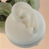 Silver Mother Of Pearl Heart Stud Earrings - 5mm - F0485 Alternative Image