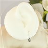 Silver Celtic Circle Drop Earrings - 6mm - F05027 Alternative Image