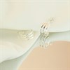 Silver Three Wire Earrings -12mm - F10018 Alternative Image