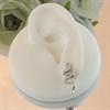 Silver Cubic Zirconia Snake Stud Earrings - 20mm - F11024 Alternative Image