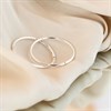 Silver Hinged Hoop Earrings - 20mm - F13014 Alternative Image