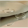 Silver Diamond Cut Hoop Earrings - 20mm - F13017 Alternative Image