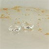 Silver Twisted Huggie Hoop Earrings - 11mm - F13138 Alternative Image
