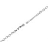 Silver Cubic Zirconia Teardrop Link Bracelet - 8.5in - F14124 Alternative Image