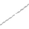 Silver Cubic Zirconia Swirl Bracelet - 7.5in - F14143 Alternative Image