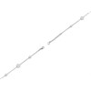 Silver Cubic Zirconia Disc Bracelet - 7.5in - F1495 Alternative Image