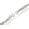 Silver Singapore Bracelet - 7in - F1672 Alternative Image