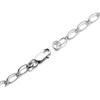 Silver Oval Curb Bracelet - 7in - F1996 Alternative Image
