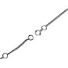 Silver Pink Cubic Zirconia Anklet - 10.5in - F2017 Alternative Image